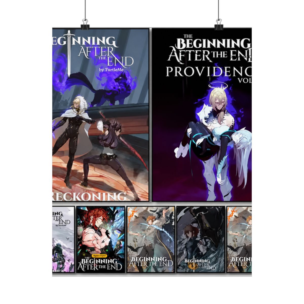 Anime The B-Beginning After the End Poster Las pegatinas autoadhesivas son adecuadas para cualquier superficie de pared impermeables a prueba de humedad | The Beginning After the End