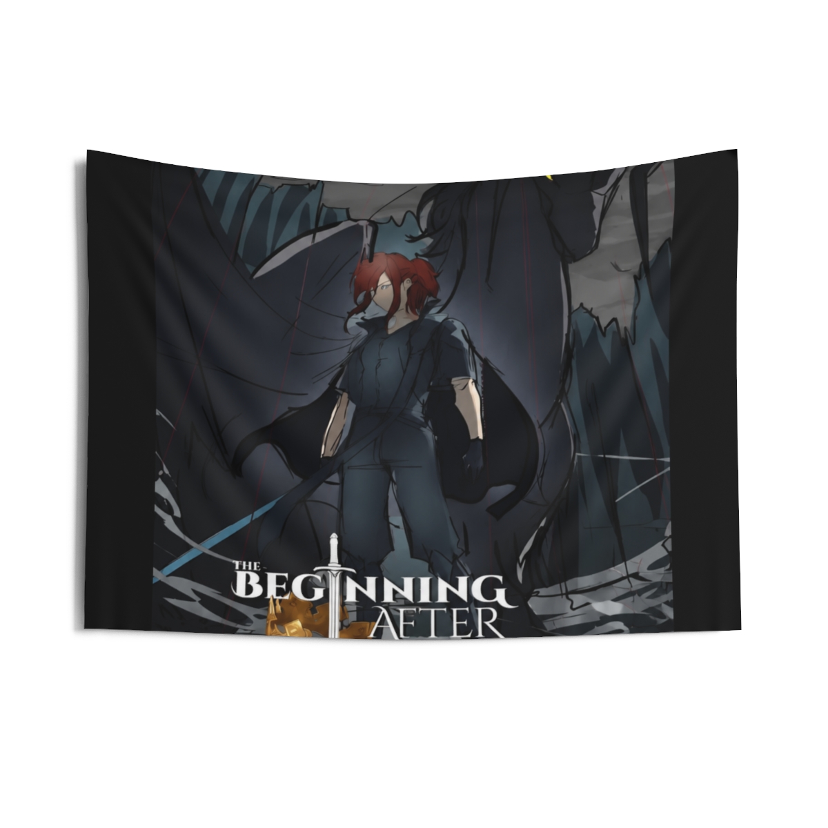 The Beginning After The End Static Void Tapestry - alternate angle 2, merchandise