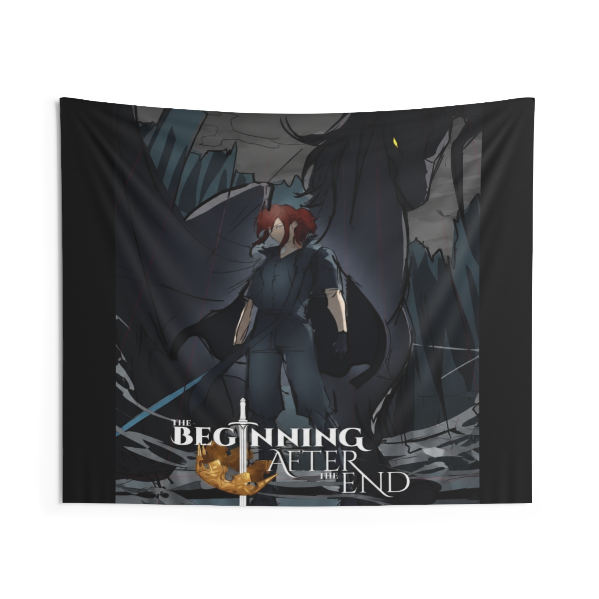 The Beginning After The End Static Void Tapestry - alternate angle 3, merchandise