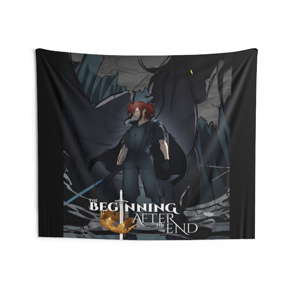 The Beginning After The End Static Void Tapestry - alternate angle 4, merchandise