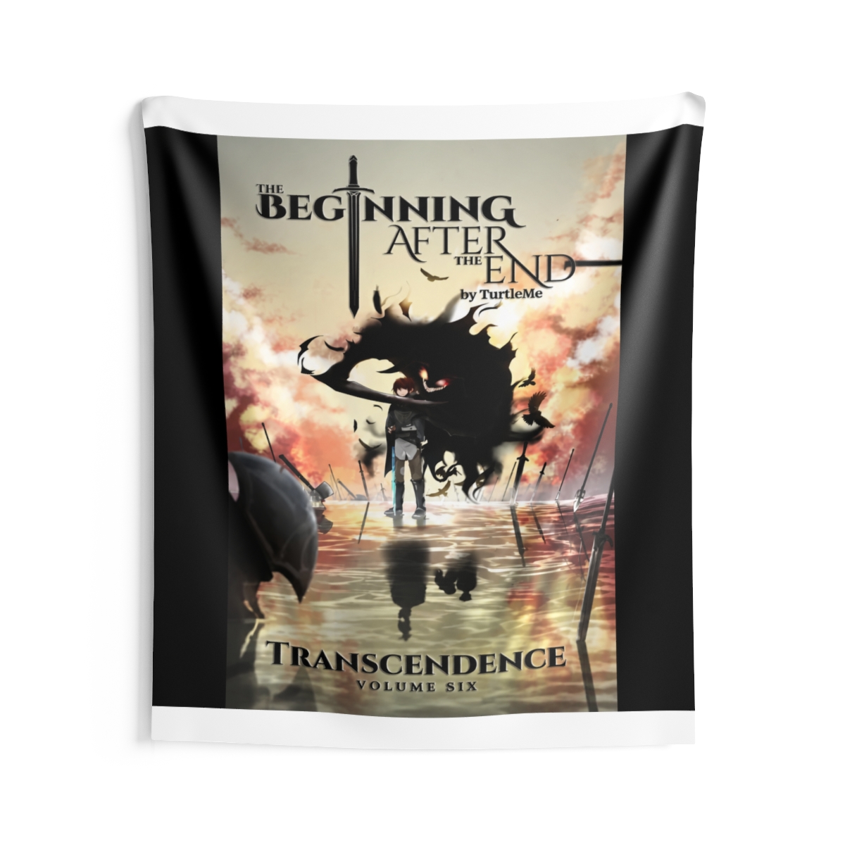 The Beginning After The End Transcendence Tapestry - alternate angle 5, merchandise