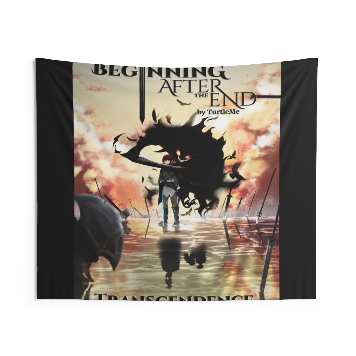 The Beginning After The End Transcendence Tapestry - alternate angle 3, merchandise